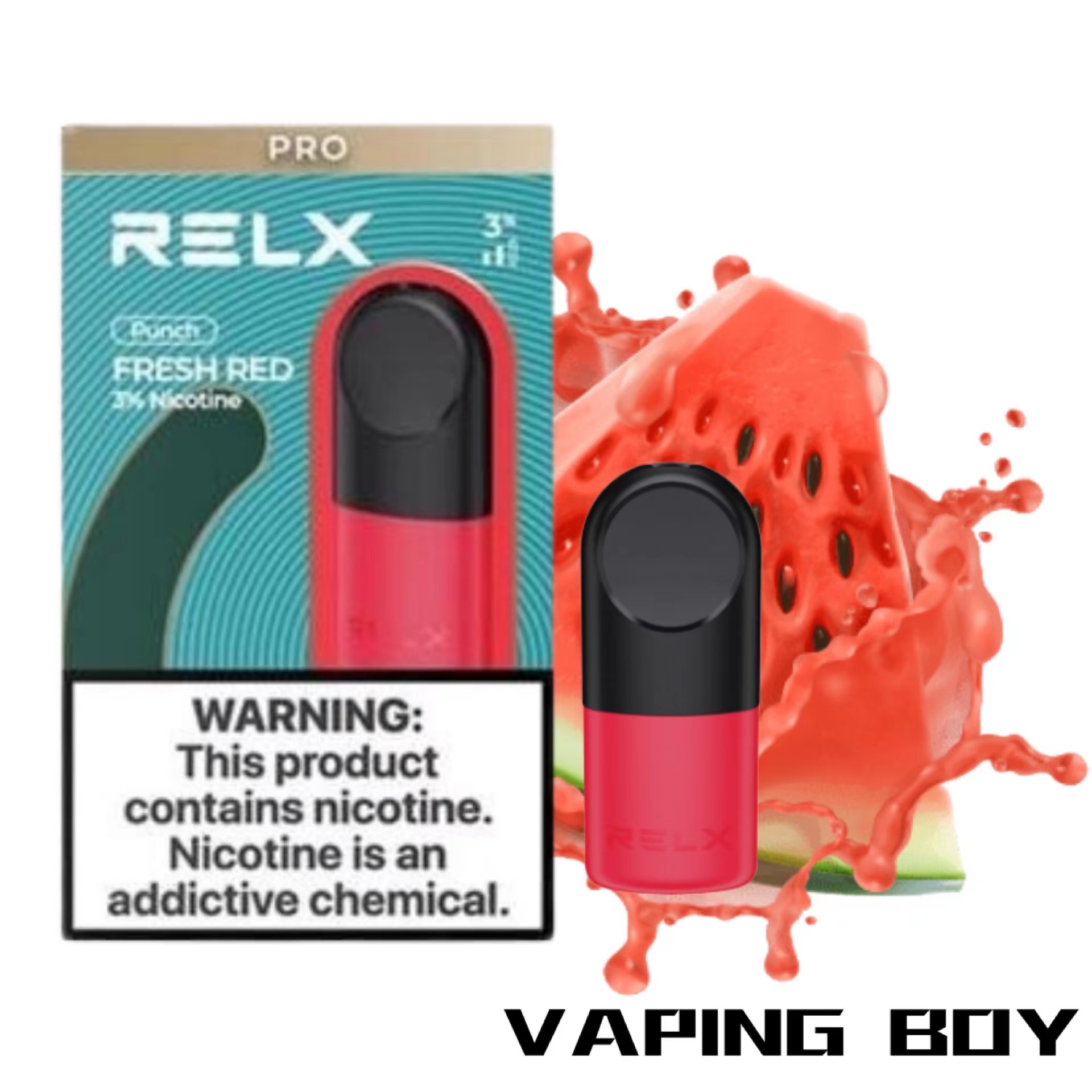 RELX Infinity POD- Watermelon Ice(Fresh Red) - Image 2