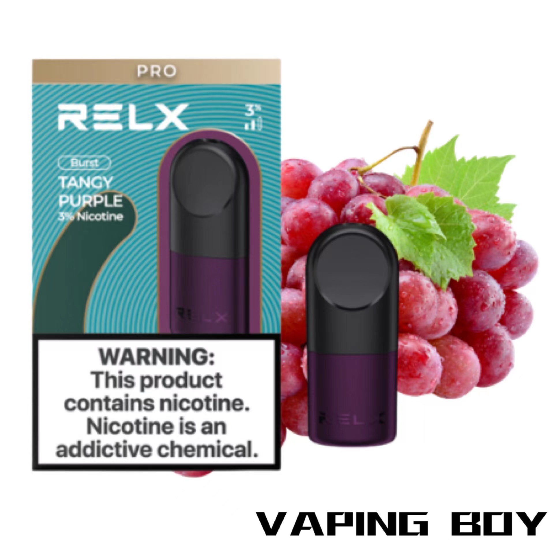 RELX Infinity POD- Tangy Grape(Purple) - Image 2