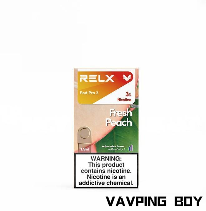 RELX Infinity POD- Fresh Peach (Orchard Rounds)