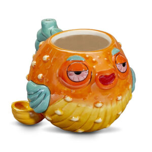 Stoned Pufferfish Mug Pipe