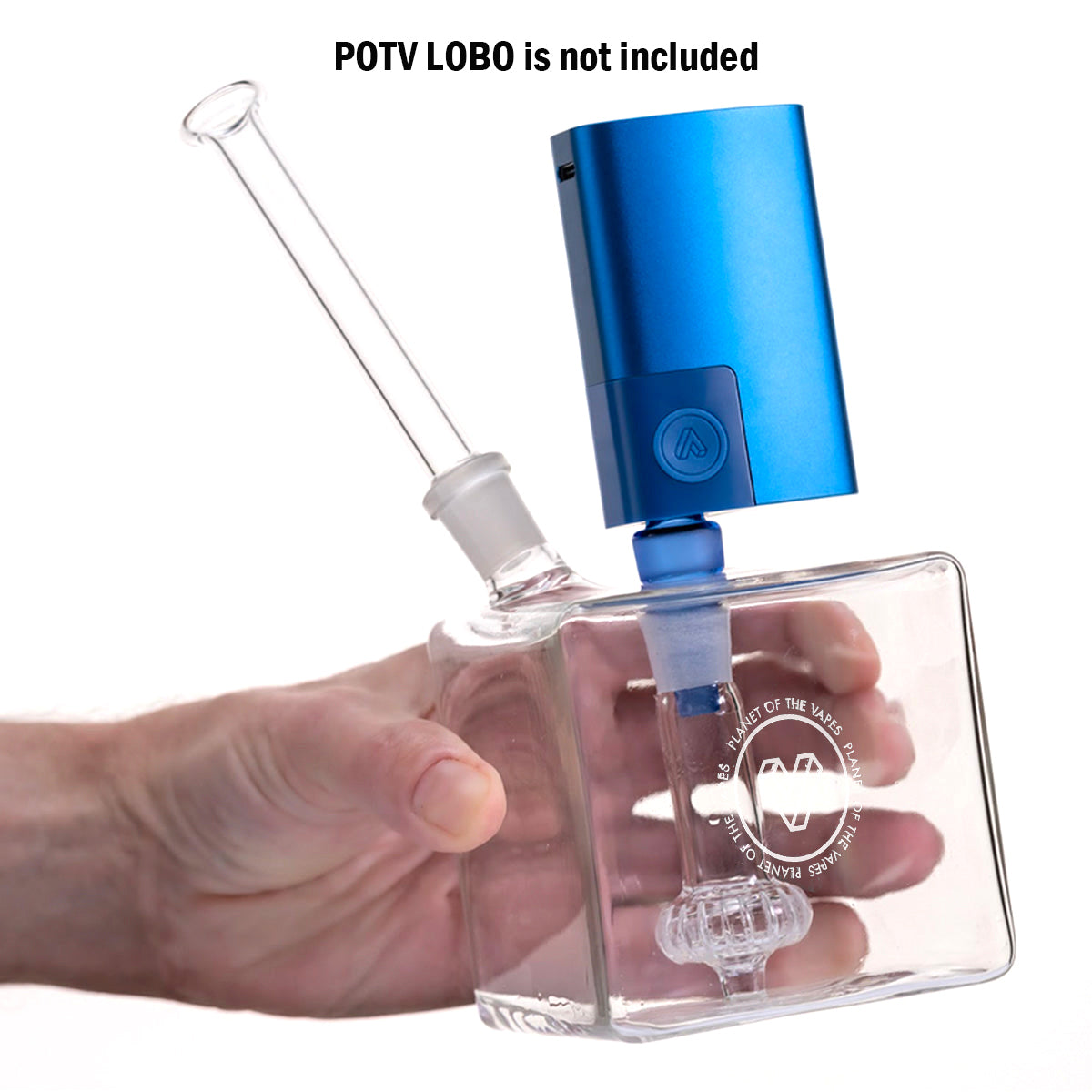 POTV Cloud Cube Glass Bubbler - Image 6