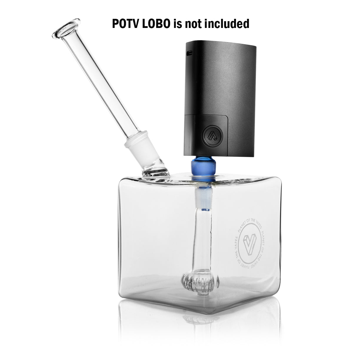 POTV Cloud Cube Glass Bubbler - Image 3