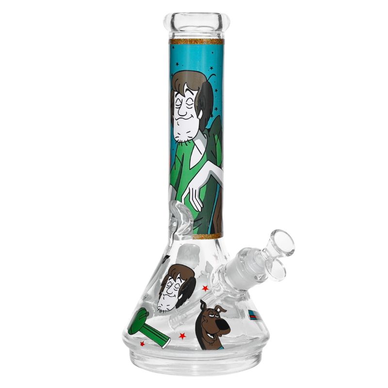 12" 7mm Mystery Rips Glass Bong w/ Gift Box