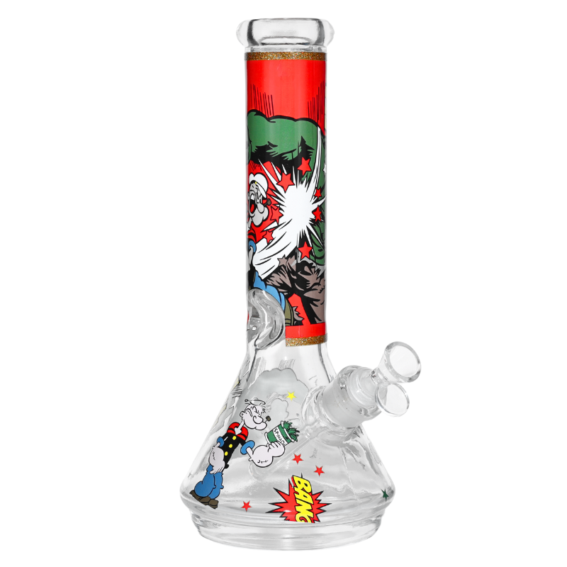 12" 7mm Mystery Rips Glass Bong w/ Gift Box - Image 2
