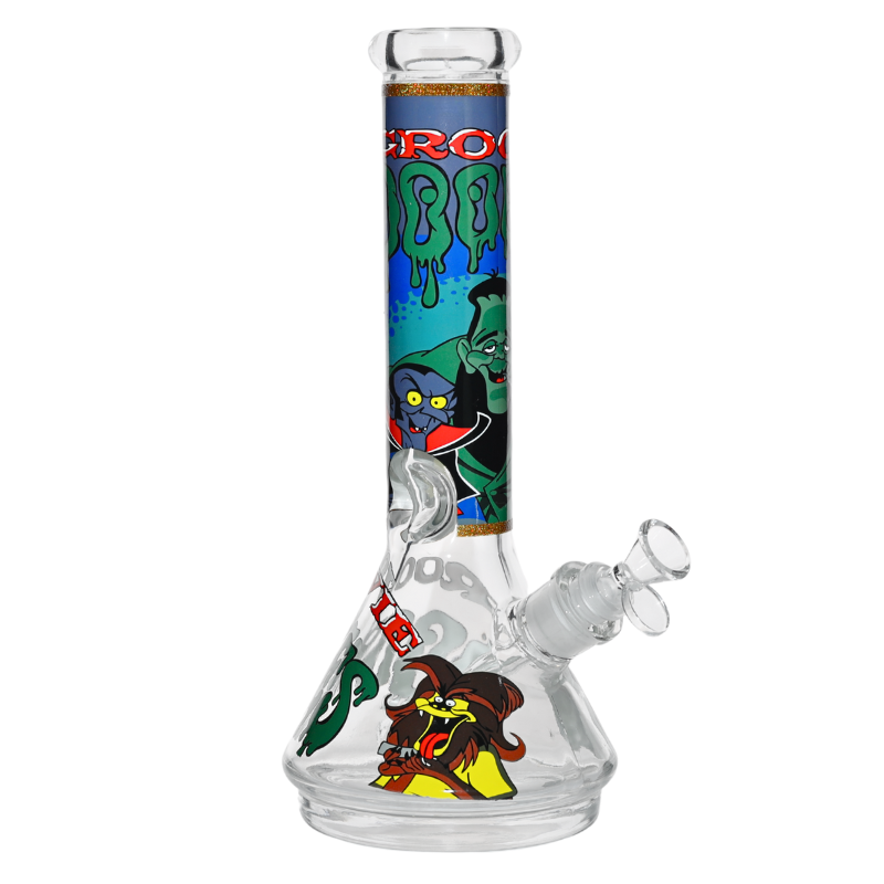 12" 7mm Mystery Rips Glass Bong w/ Gift Box - Image 4