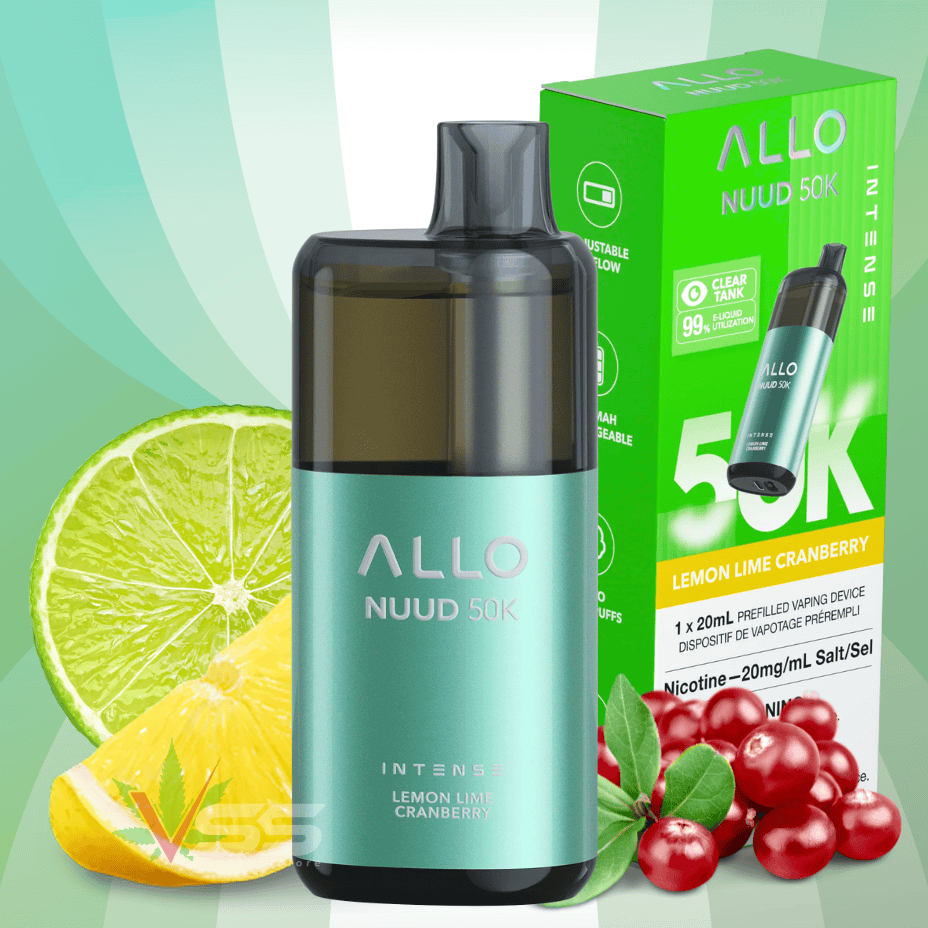 ALLO Nuud 50K Disposable Vape - Lemon Lime Cranberry