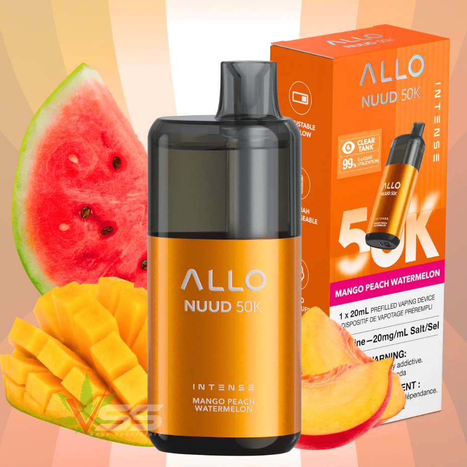 ALLO Nuud 50K Disposable Vape - Mango Peach Watermelon
