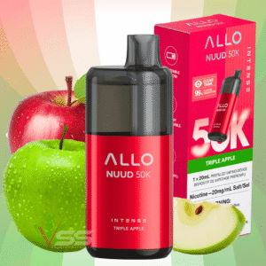 ALLO Nuud 50K Disposable Vape - Triple Apple