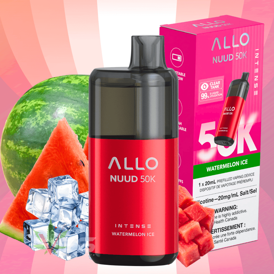 ALLO Nuud 50K Disposable Vape - Watermelon Ice