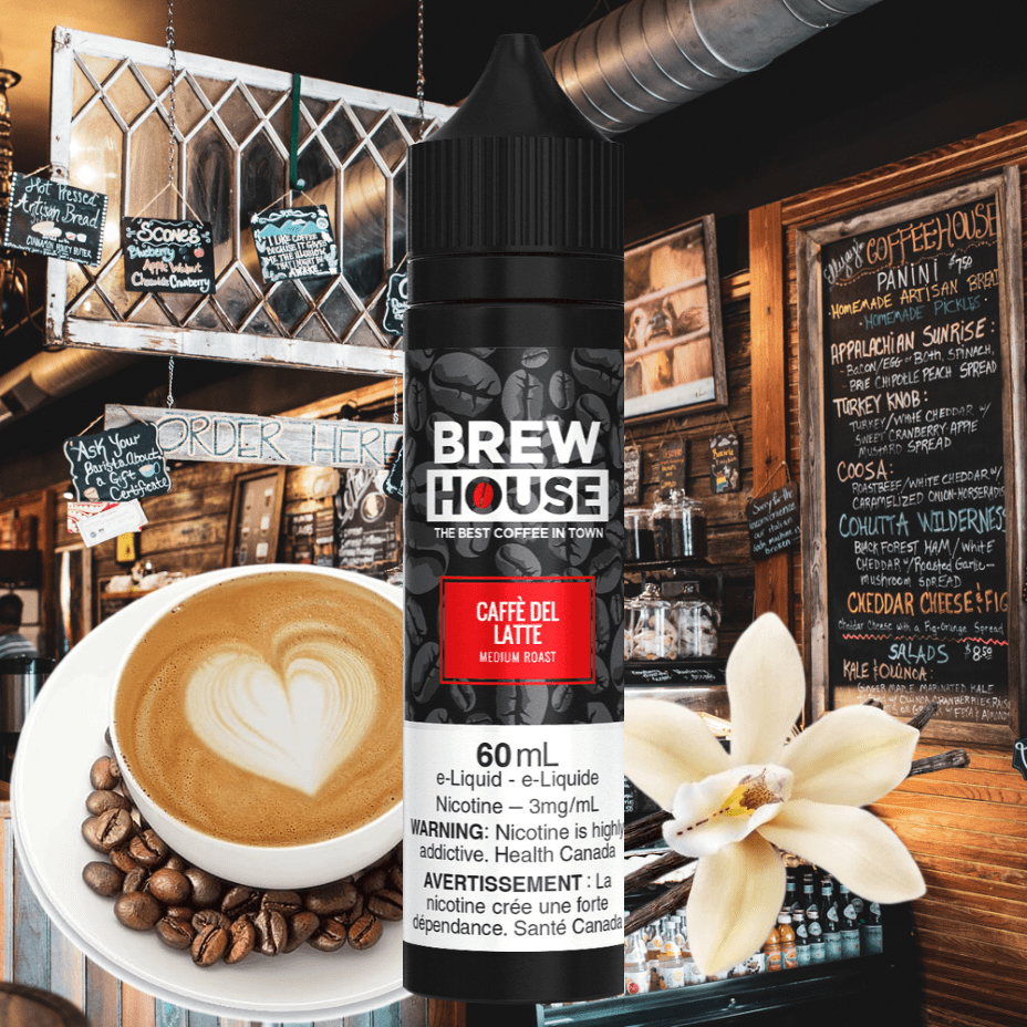 Caffe Del Latte by Brew House E-Liquid - Image 3