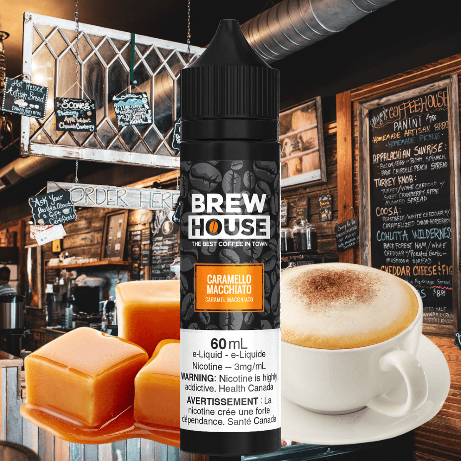 Caramello Macchiato by Brew House E-Liquid - Image 3