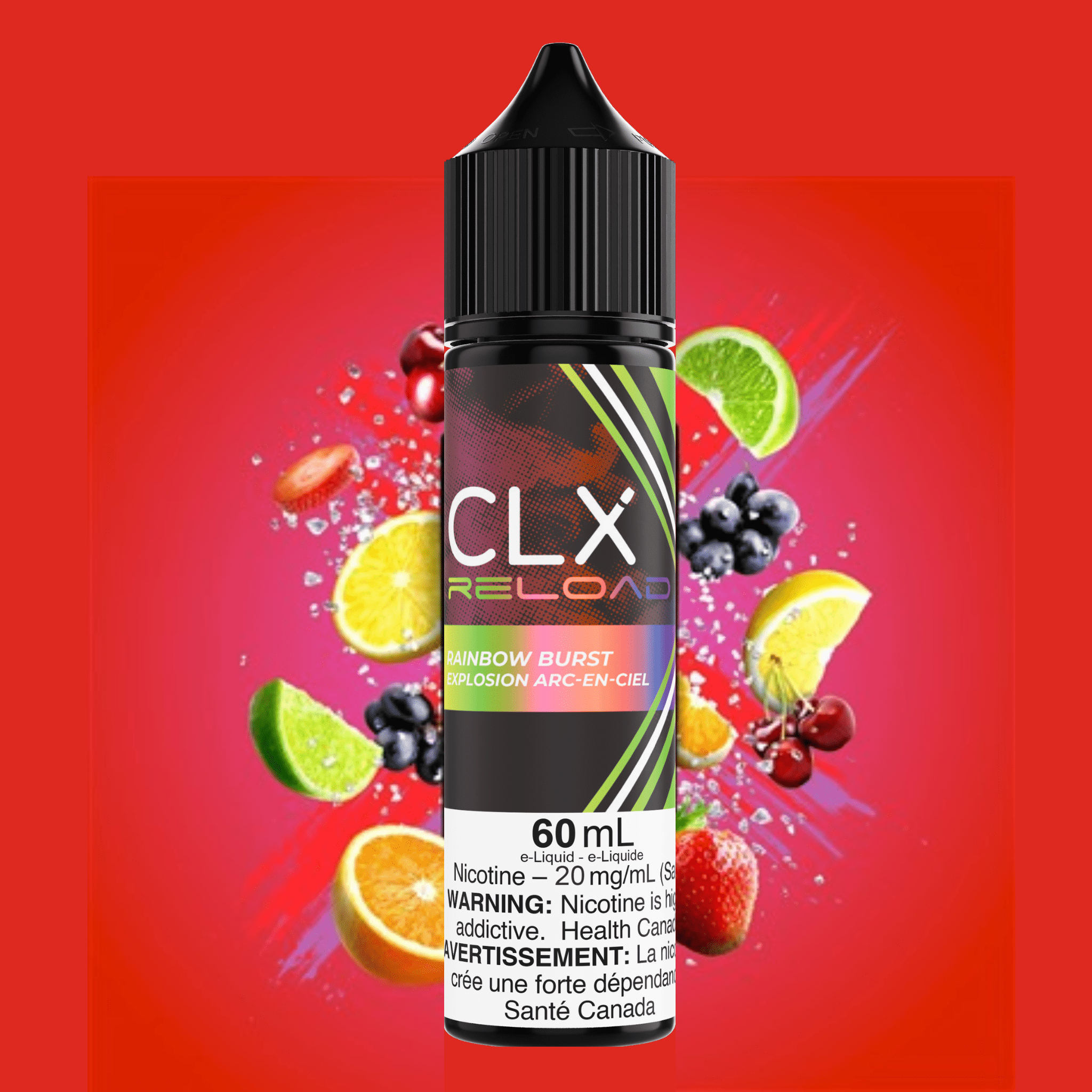 CLX Reload 60ml Salt - Rainbow Burst - Image 2