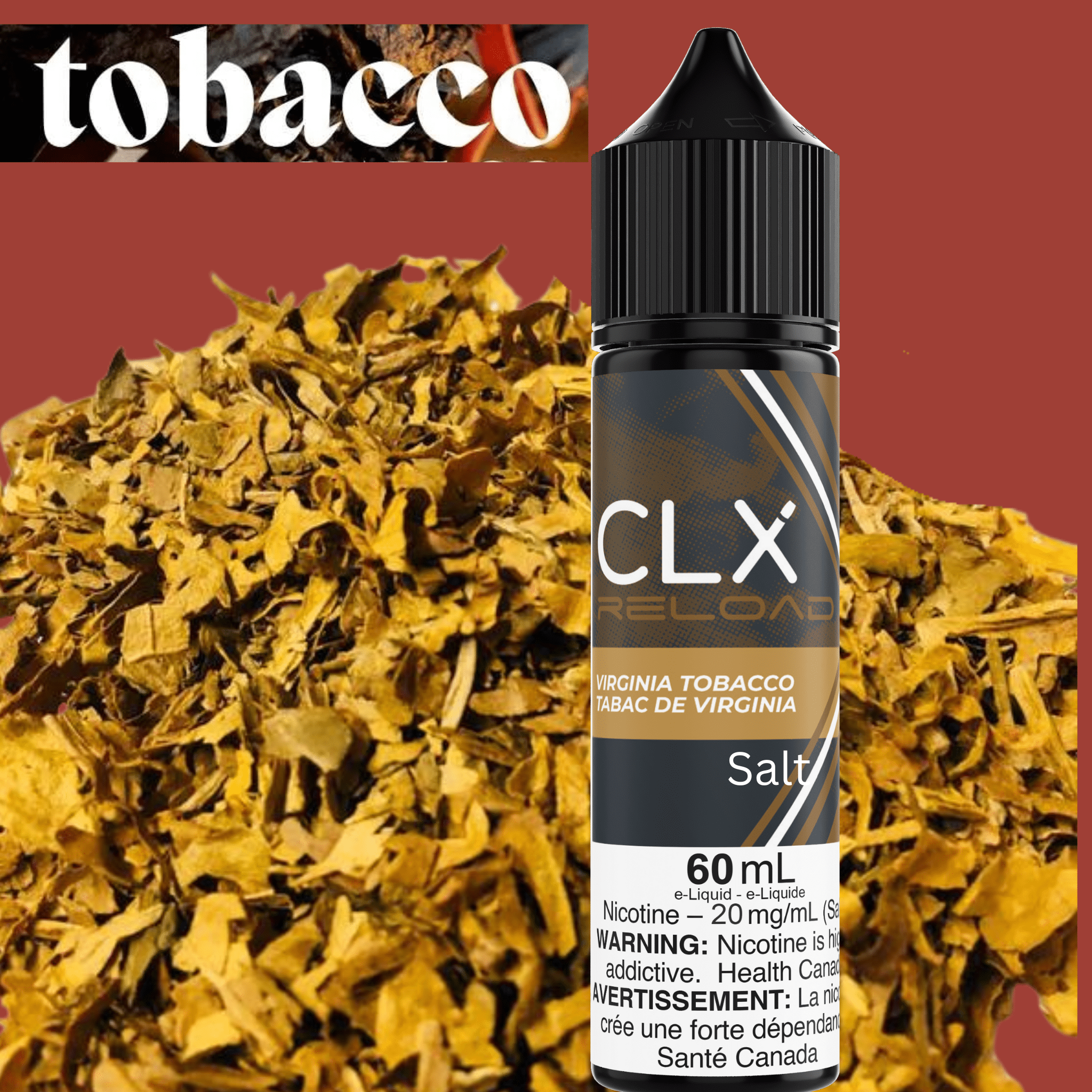 CLX Reload 60ml Salt - Virginia Tobacco - Image 2