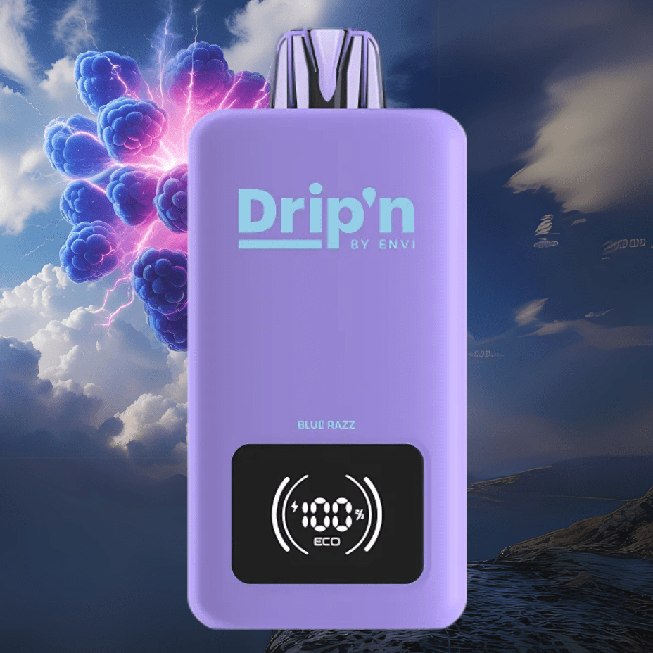 Drip'n by Envi 70K Disposable Vape - Blue Razz - Image 2