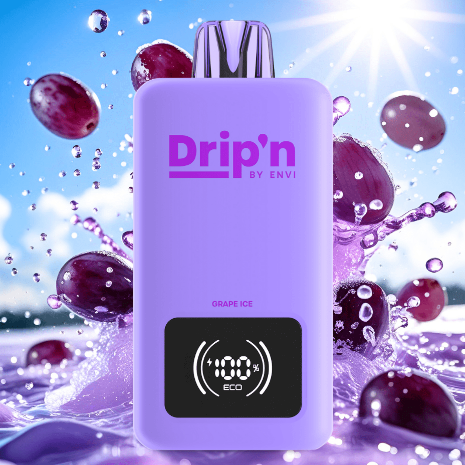 Drip'n by Envi 70K Disposable Vape - Grape Ice - Image 2