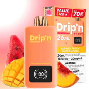Drip'n by Envi 70K Disposable Vape - Mango Peach Watermelon