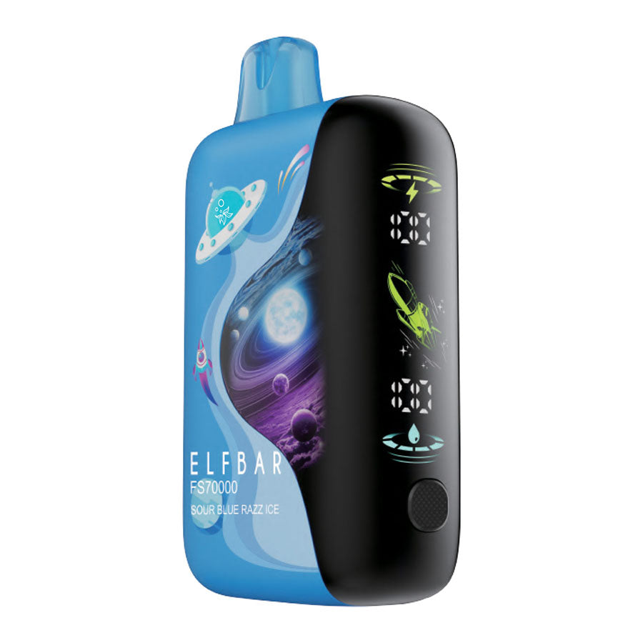 Elf Bar FS70K Disposable Vape Device - Sour Blue Razz Ice 20ml