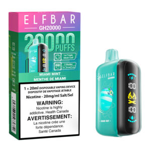 Elf Bar GH20K Disposable Vape Device - Miami Mint 20ml