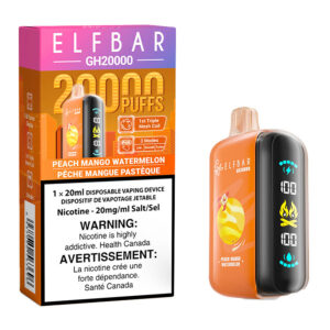 Elf Bar GH20K Disposable Vape Device - Peach Mango Watermelon 20ml