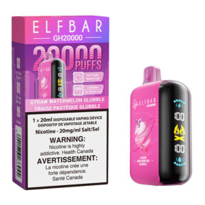 Elf Bar GH20K Disposable Vape Device - Straw Watermelon Glubble 20ml