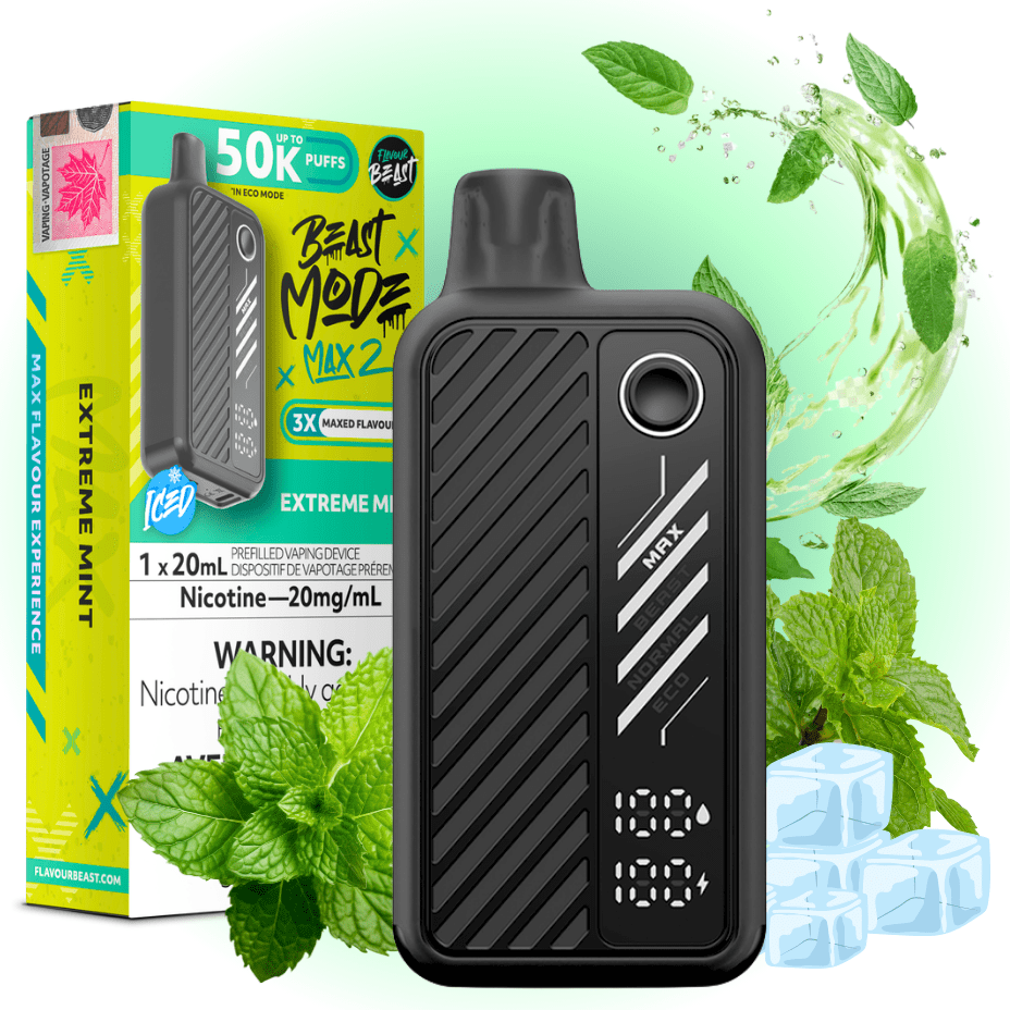 Flavour Beast Beast Mode Max 2 50K Disposable Vape - Extreme Mint - Image 2