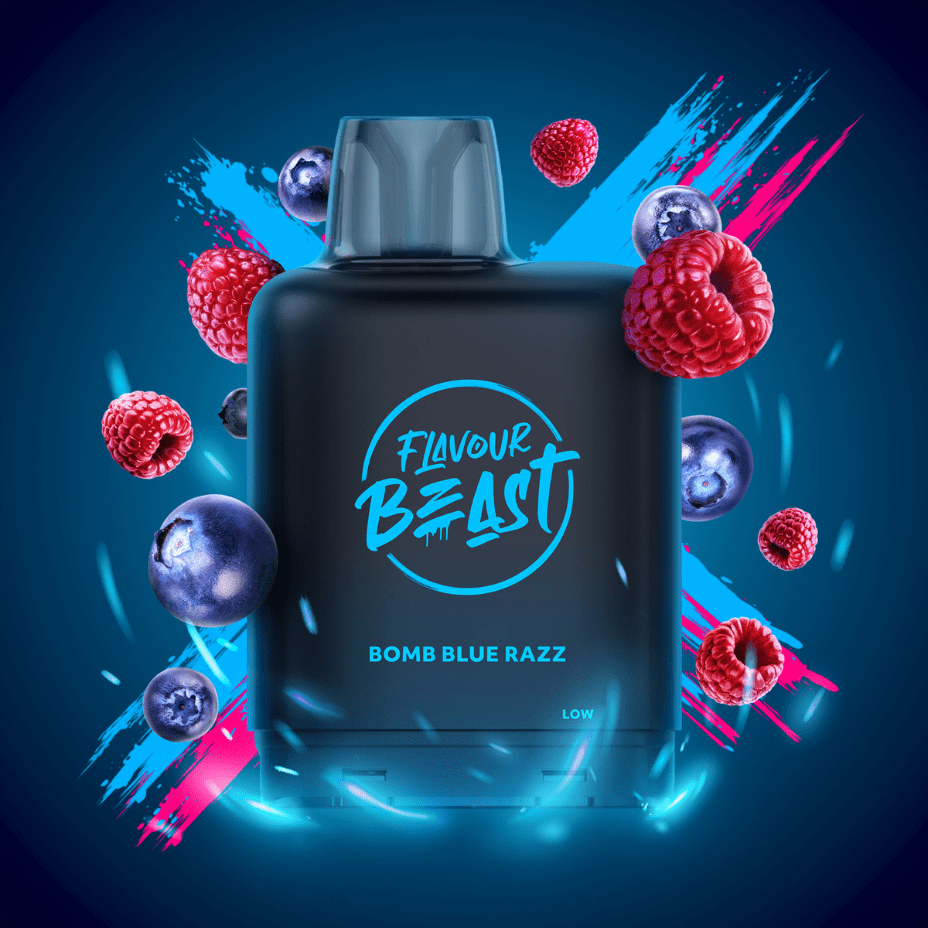 Flavour Beast Level X Boost G2 Pod - Bomb Blue Razz - Image 2