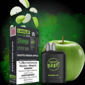 Flavour Beast Level X Boost G2 Pod - Gusto Green Apple