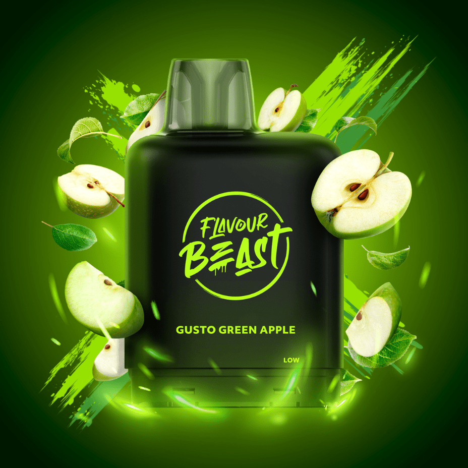 Flavour Beast Level X Boost G2 Pod - Gusto Green Apple - Image 2