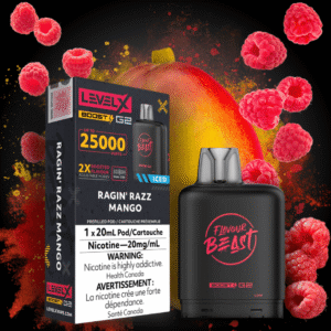 Flavour Beast Level X Boost G2 Pod - Ragin' Razz Mango Iced