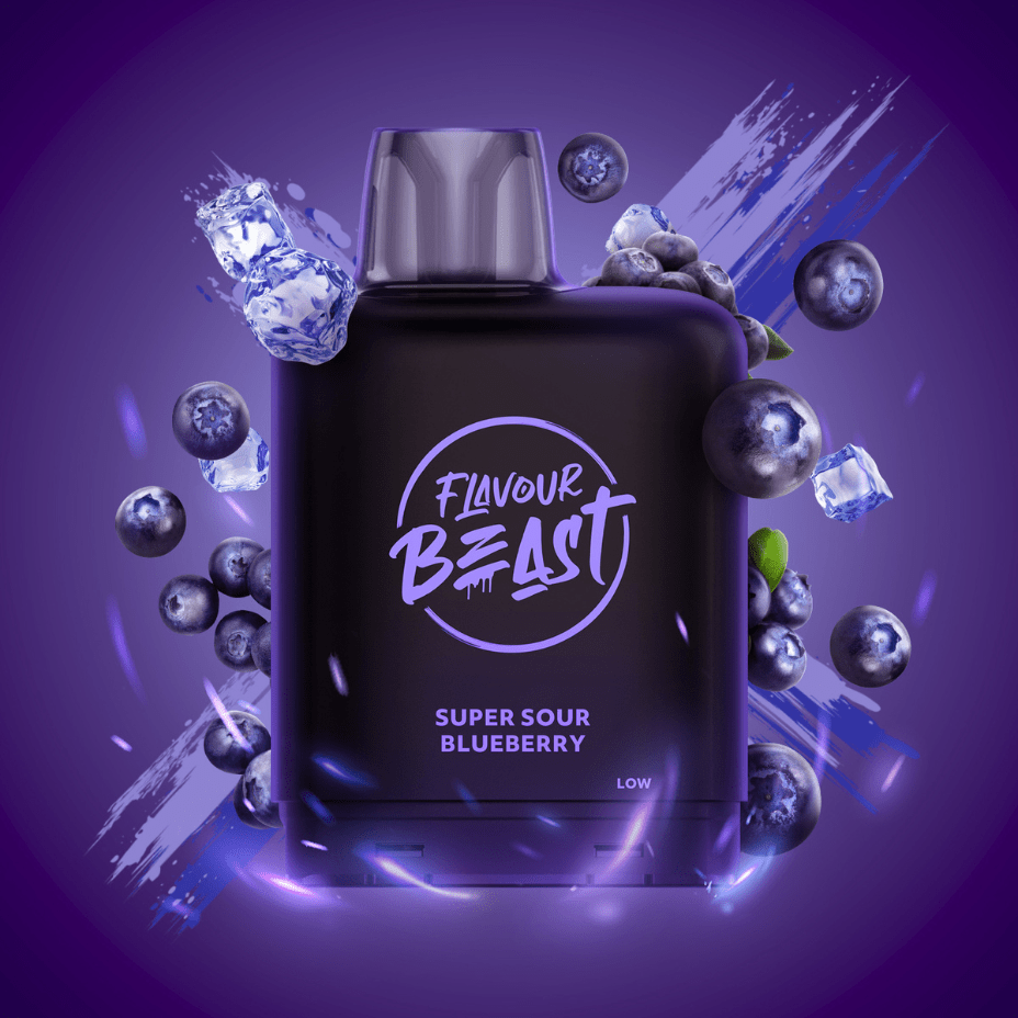 Flavour Beast Level X Boost G2 Pod - Super Sour Blueberry - Image 2