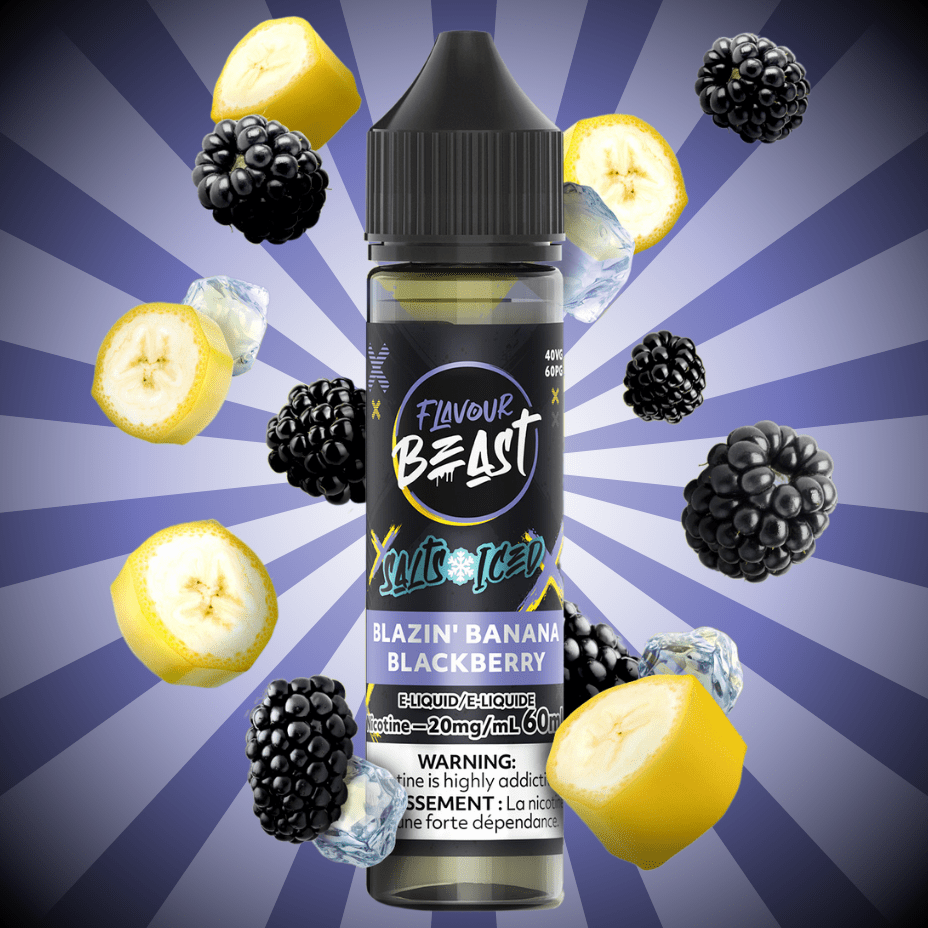 Flavour Beast Salt 60ml - Blazin' Banana Blackberry