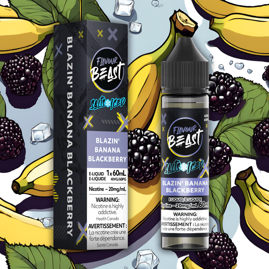Flavour Beast Salt 60ml - Blazin' Banana Blackberry - Image 2
