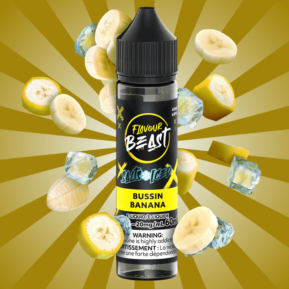 Flavour Beast Salt 60ml - Bussin Banana Iced