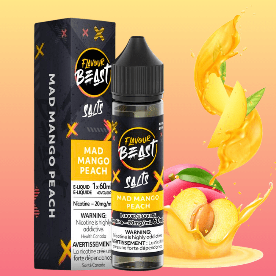 Flavour Beast Salt 60ml - Mad Mango Peach - Image 2