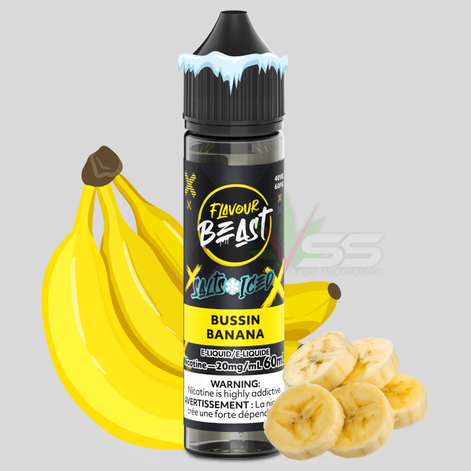 Flavour Beast Salt 60ml - Bussin Banana Iced - Image 2