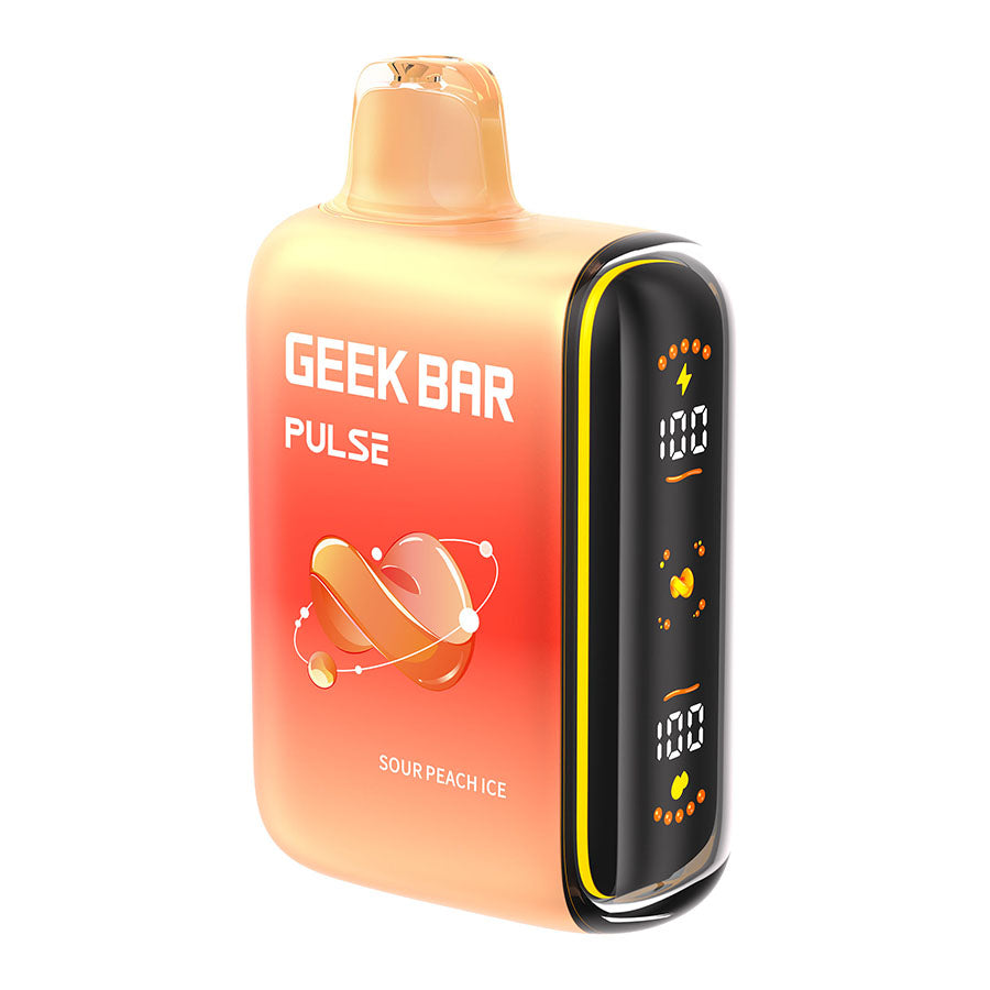 Geek Bar Pulse Disposable Vape Device - Sour Peach Ice 16ml