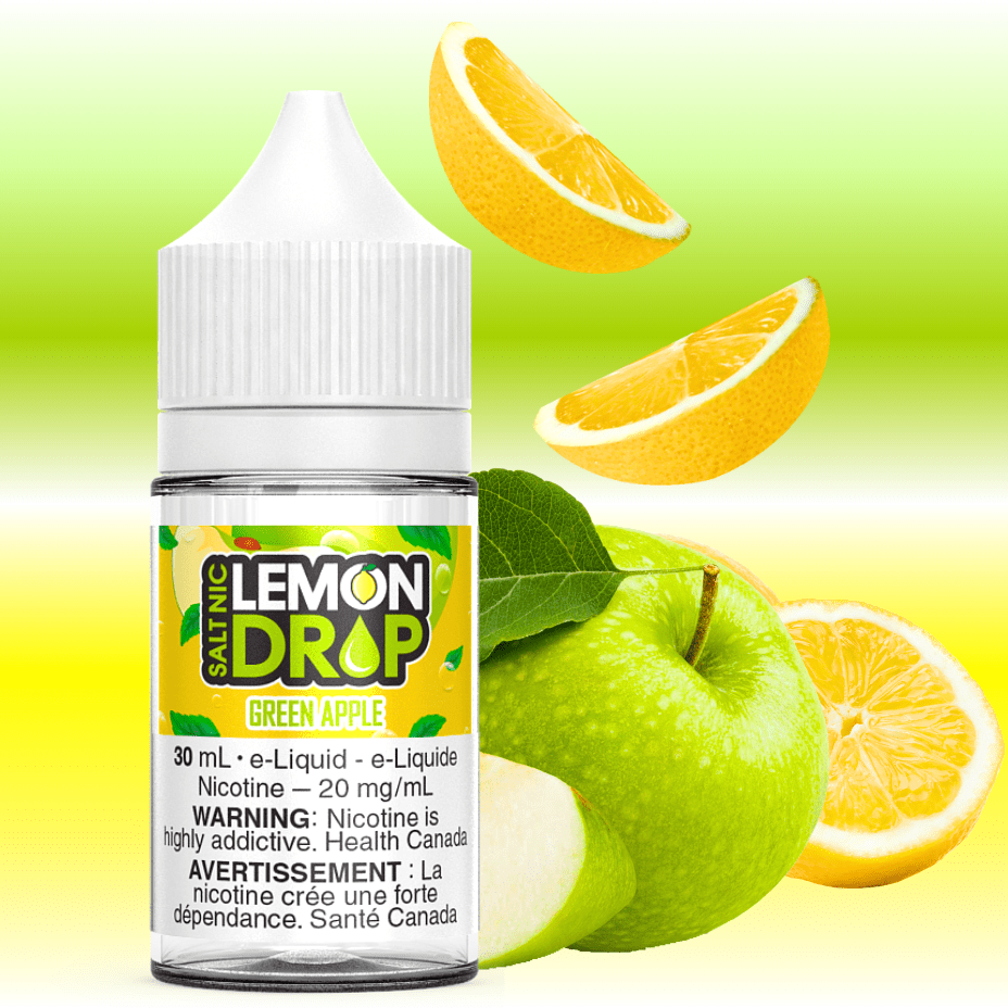 Green Apple Salt By Lemon Drop E-Liquid - Image 2