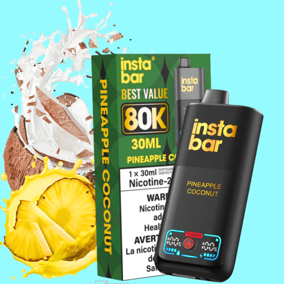 Insta Bar 80K Disposable Vape - Pineapple Coconut