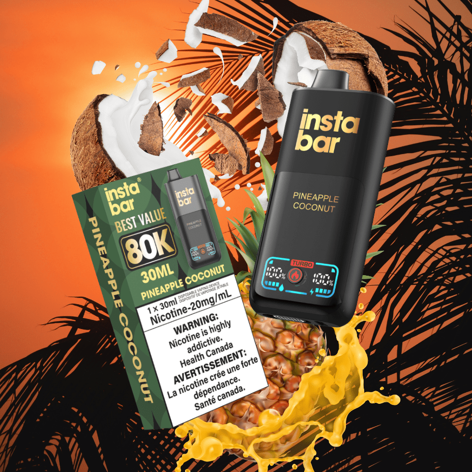 Insta Bar 80K Disposable Vape - Pineapple Coconut - Image 2