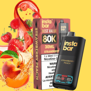 Insta Bar 80K Disposable Vape - Strawberry Peach