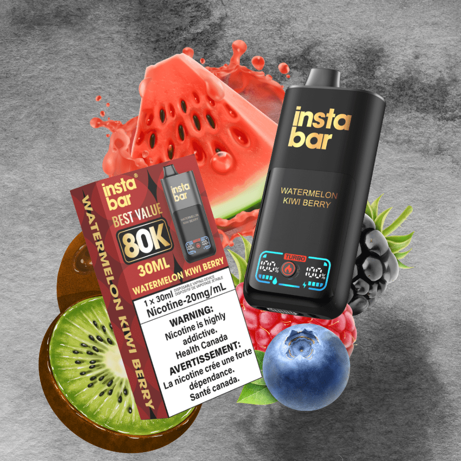 Insta Bar 80K Disposable Vape - Watermelon Kiwi Berry - Image 2