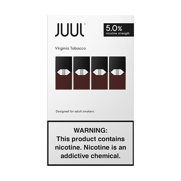 JUUL Virginia Tobacco Pods 5% – 4 Pack