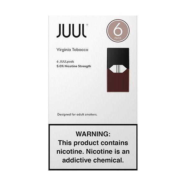 JUUL Virginia Tobacco Pods 5% – 6 Pack