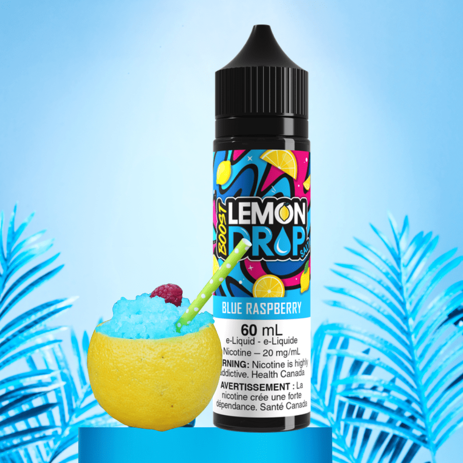 Lemon Drop Boost Salt Nic 60ml - Blue Raspberry Ice - Image 2