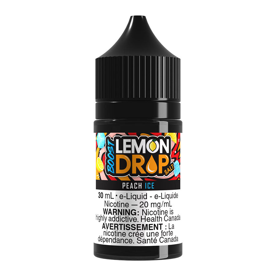 Lemon Drop Boost Salt Nic E-Liquid - Peach Ice 30ml