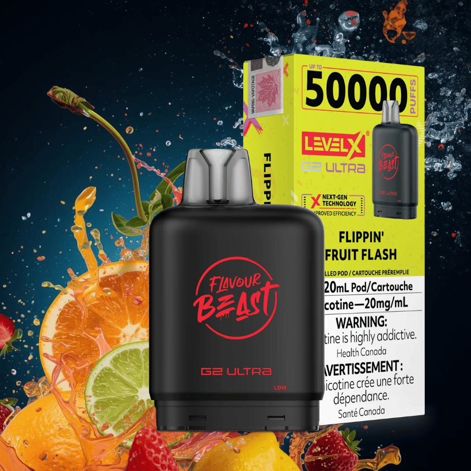 Level X G2 Ultra Flavour Beast Pod 50k-Flippin' Fruit Flash - Image 2