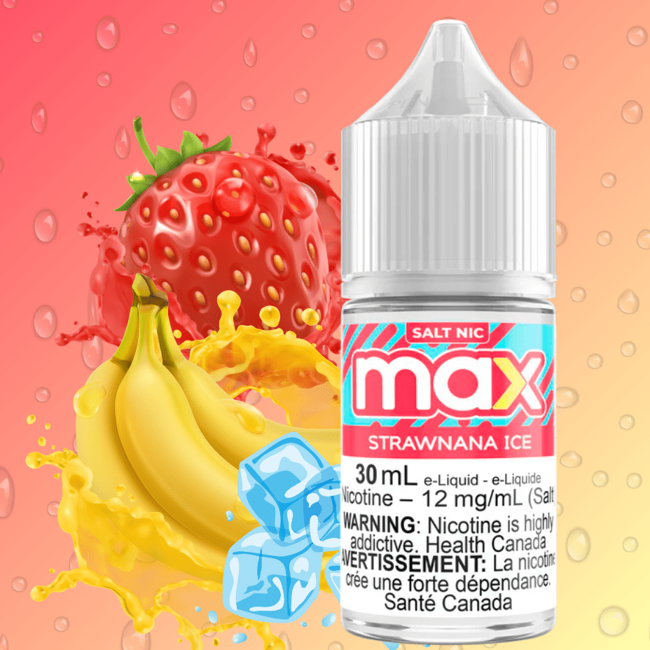 Max E-Liquid - Strawnana Ice Salt