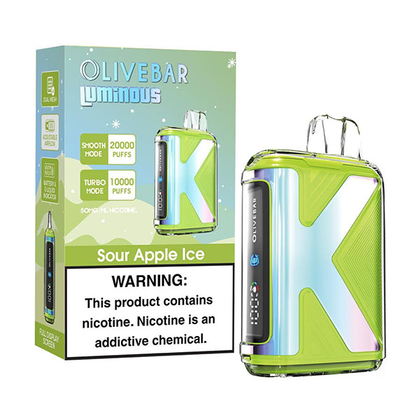 Olive Bar Luminous Disposable | 20000 Puffs - Image 8