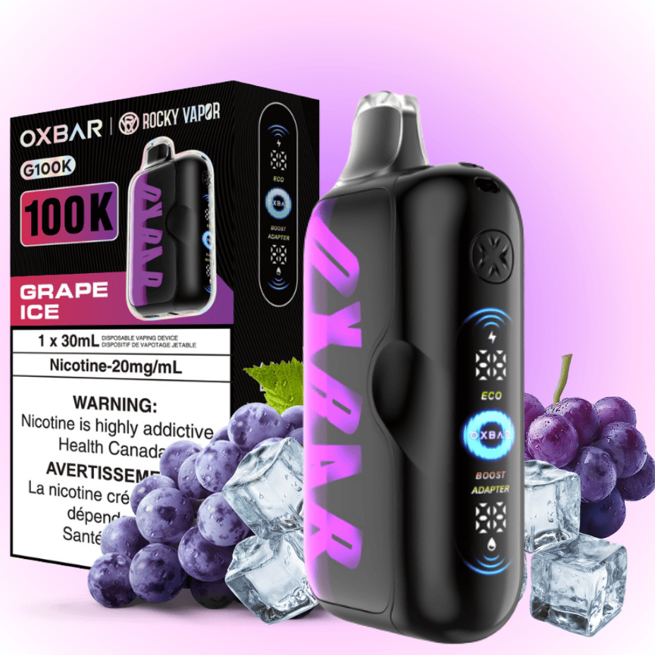 Oxbar G100K Disposable Vape - Grape Ice - Image 2
