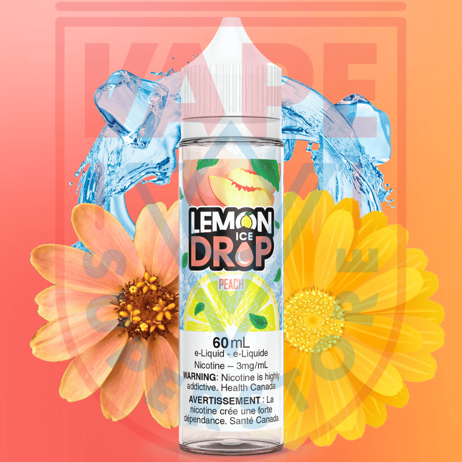 Peach Ice by Lemon Drop E-Liquid - Image 2